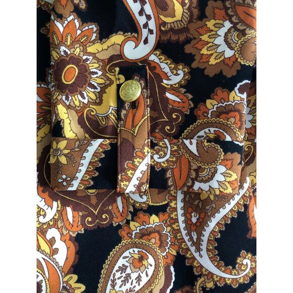 Soho Apparel LTD. Open Front Jacket Women's Medium Floral Paisley NEW - Picture 7 of 9